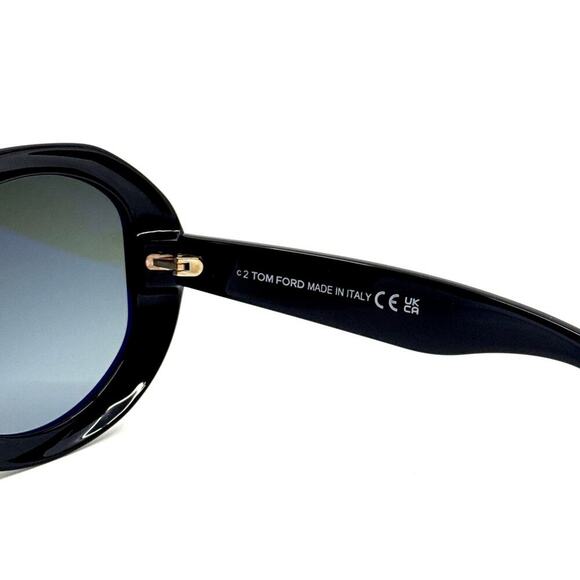 NEW!!! TOM FORD Georgia-02 Sunglasses TF1011 01B Authentic - Picture 9 of 11